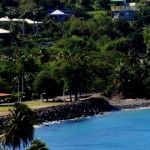 Vue sur plage de Leroux, hôtel*** - restaurant, Le Rayon Vert