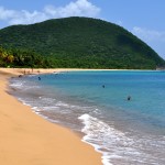 Plage de Grande Anse, Vacances sur l''île aux belles eaux, Deshaies, Guadeloupe